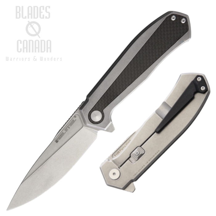 Real Steel T109 Flying Shark Flipper Framelock Knife, 14C28N SW, Steel Handle, 7821